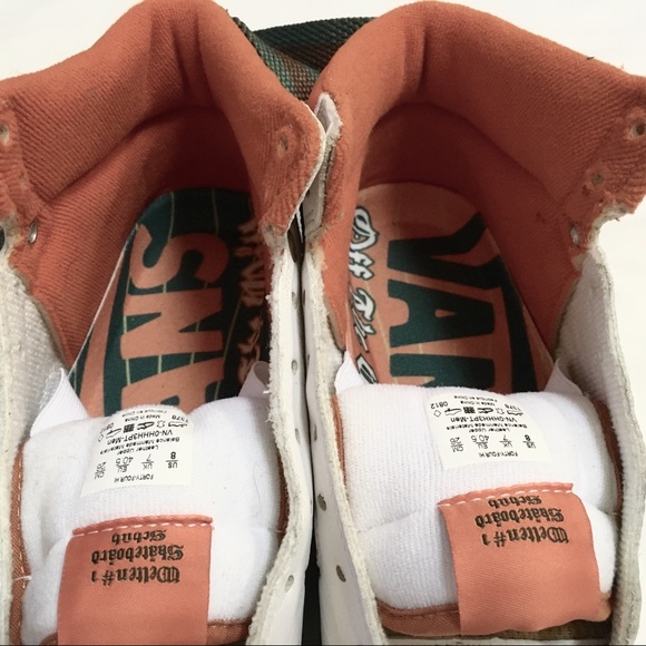 Vans hi top skate kick shoes vtg - Picture 6 of 8